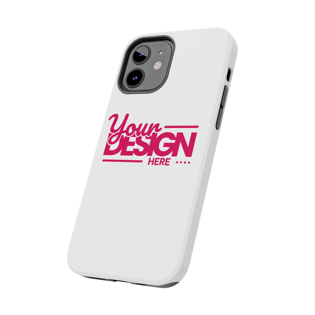 Personalized Tough Phone Case – Custom Name or Photo Protective Cover, Shock-Absorbent Durable Case for iPhone, Unique Gift Idea