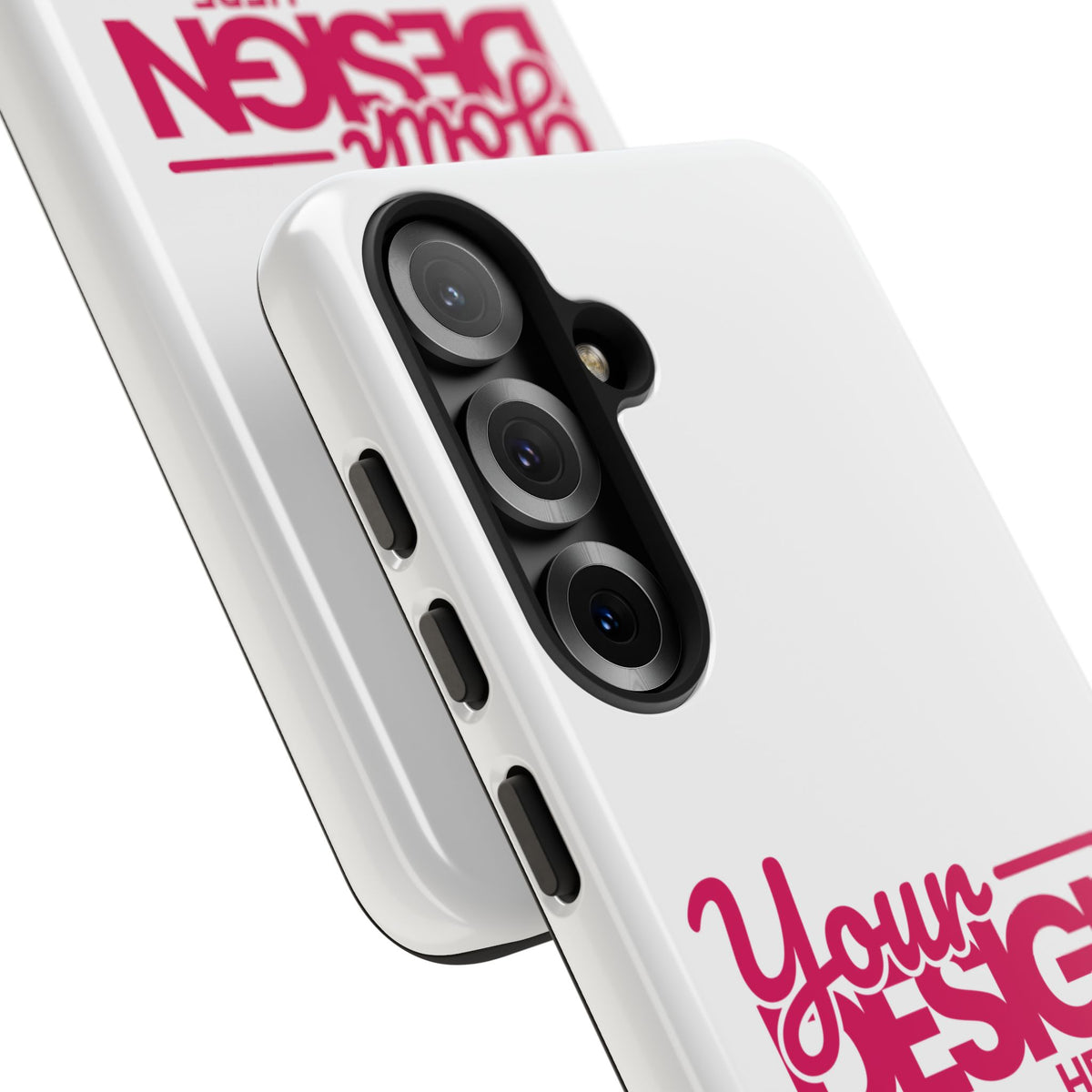 Customizable Tough Phone Case – Personalized Protective Cover with Name or Photo, Shockproof Case for Samsung Phones, Durable Gift Idea