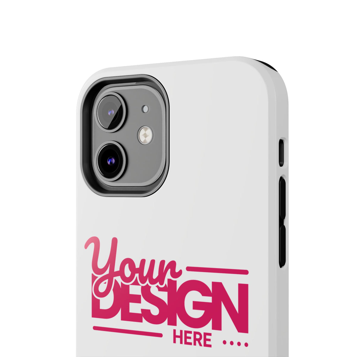 Personalized Tough Phone Case – Custom Name or Photo Protective Cover, Shock-Absorbent Durable Case for iPhone, Unique Gift Idea