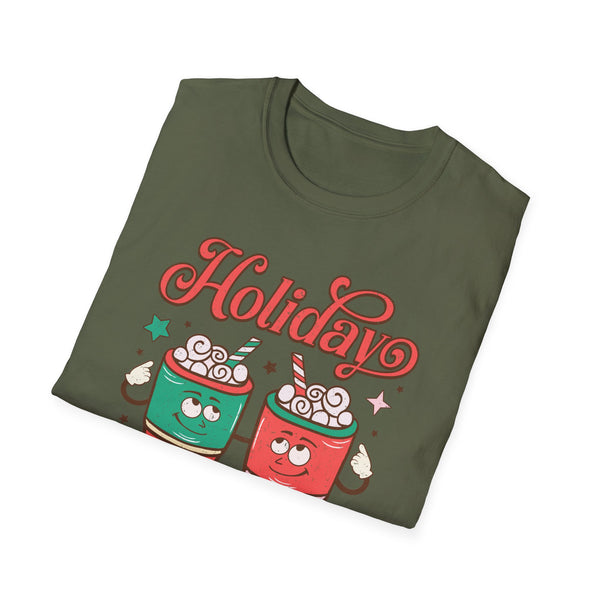 Holiday Vibes – Sweet Cocoa and Christmas Cheer T-Shirt