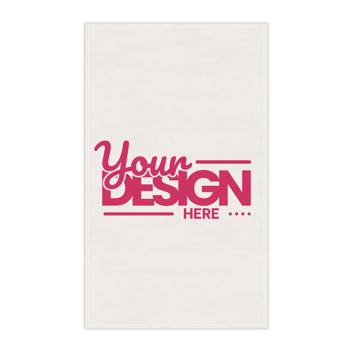 Personalized Cotton Tea Towels - Custom Kitchen Decor, Eco-Friendly Gift, Wedding Registry, Housewarming, Holiday Gift