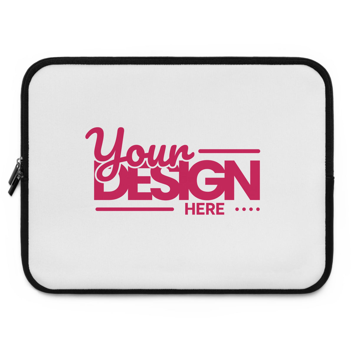 Custom Laptop Sleeve – ‘Your Design Here’ Personalized Protective Case for MacBook, Chromebook & PC