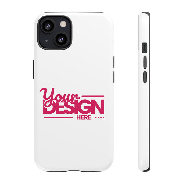 Customizable Tough Phone Case – Personalized Protective Cover with Name or Photo, Shockproof Case for iPhone & Samsung, Durable Gift Idea