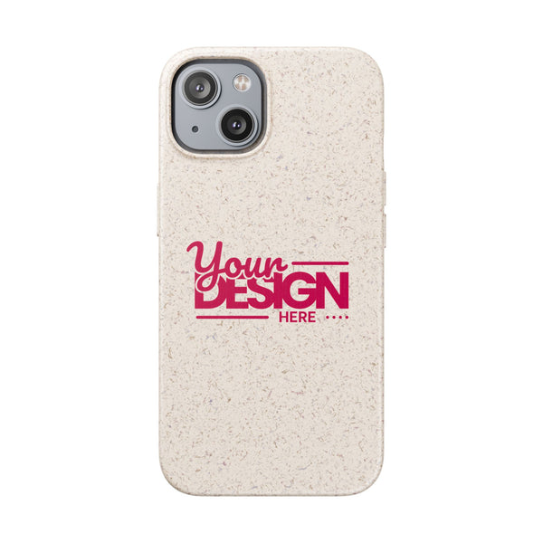 Biodegradable Phone Case – Eco-Friendly Custom Design Cover, Personalized Sustainable Protective Case for iPhone
