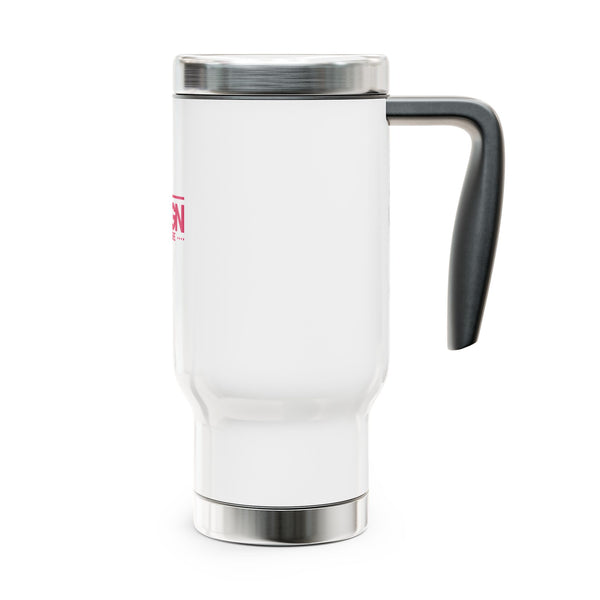 Stainless Steel Travel Mug, Personalizable Coffee Cup, On-the-Go Beverage Holder, Perfect Gift for Travelers, Customizable Insulated Mug