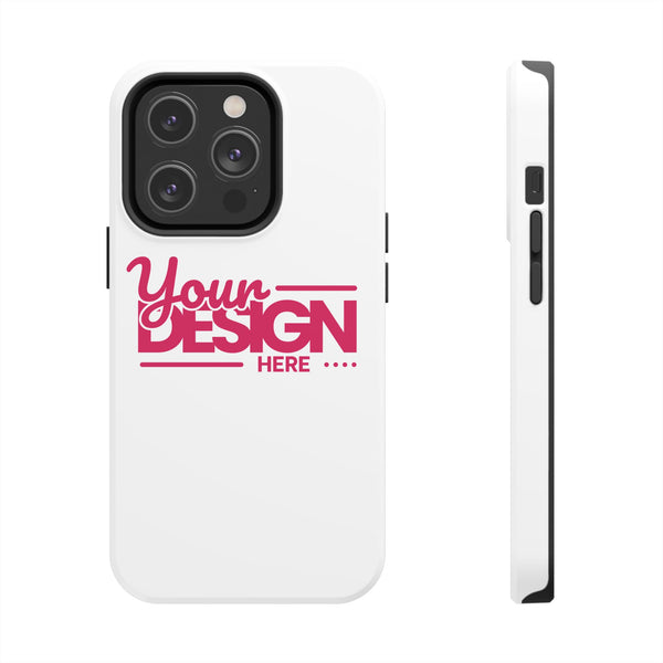 Personalized Tough Phone Case – Custom Name or Photo Protective Cover, Shock-Absorbent Durable Case for iPhone, Unique Gift Idea