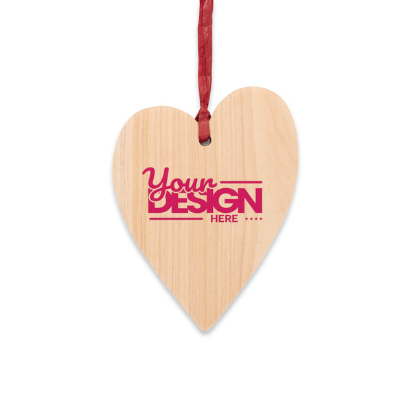 Customizable Wooden Heart Ornaments - Perfect for Weddings, Holidays, Home Decor, Gifts, and Special Occasions