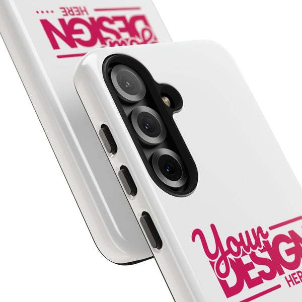 Personalized Tough Phone Case – Custom Name or Photo Protective Cover, Shock-Absorbent Durable Case for iPhone, Unique Gift Idea