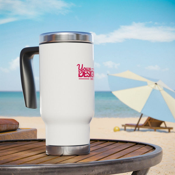 Stainless Steel Travel Mug, Personalizable Coffee Cup, On-the-Go Beverage Holder, Perfect Gift for Travelers, Customizable Insulated Mug