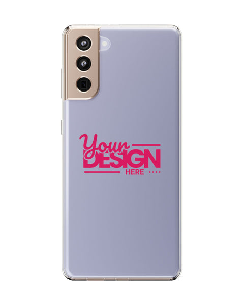 Clear Samsung Phone Case With Custom Design Personalized Protective Cover