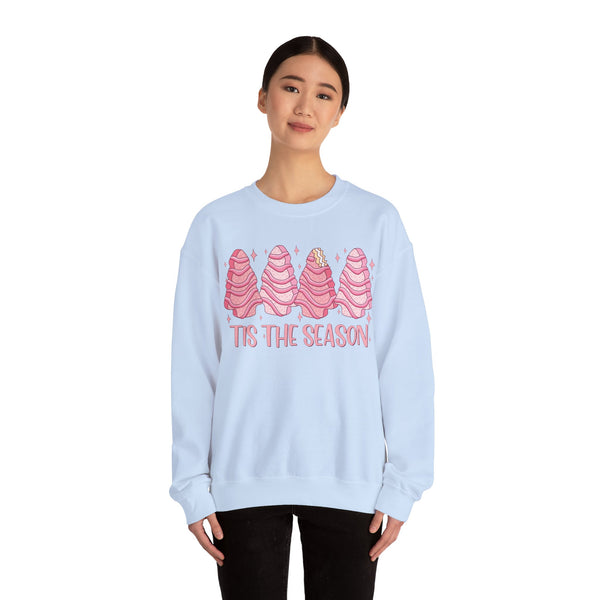 Tis the Season Crewneck Sweatshirt - Whimsical Christmas Tree Christmas Sweater - Holiday Spirit