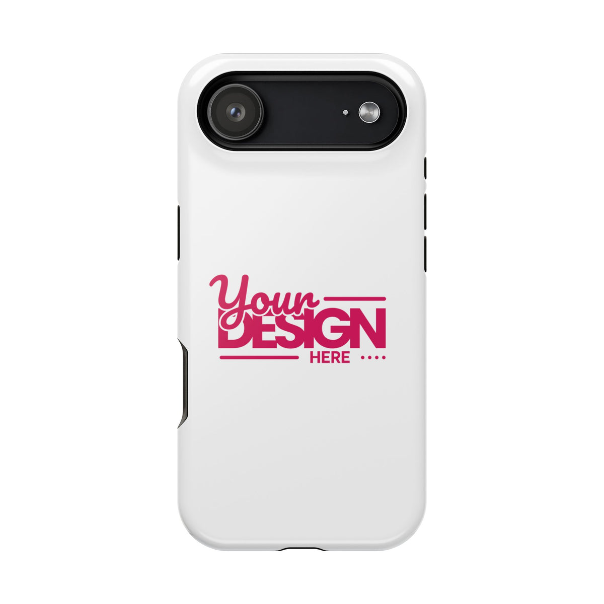 Durable Custom Magnetic Phone Case – Personalized Name or Photo Design, Shockproof Protective Cover for iPhone