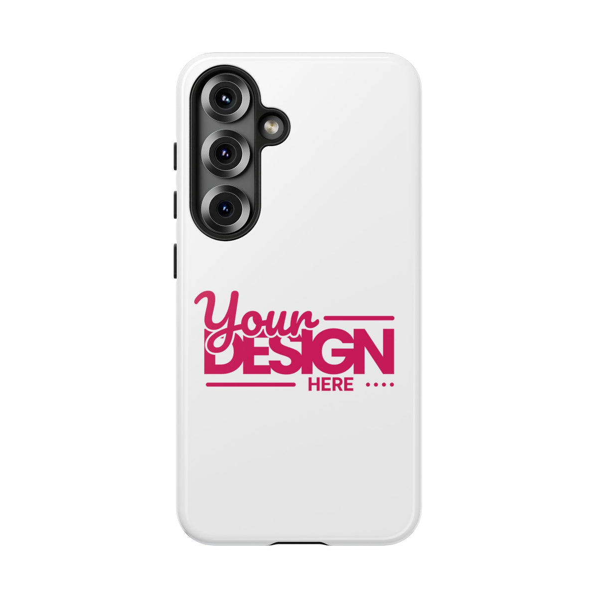 Customizable Tough Phone Case – Personalized Protective Cover with Name or Photo, Shockproof Case for Samsung Phones, Durable Gift Idea