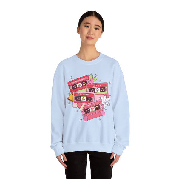 Retro Christmas Crewneck Sweatshirt - 'Winter Wonderland' VHS Christmas Sweater - Holiday Nostalgia Christmas Sweater