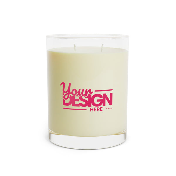 Aromatherapy Glass Candle - 11oz | Customizable Decor | Gifts for Home | Relaxation, Self-Care, Weddings, Birthdays, Holidays