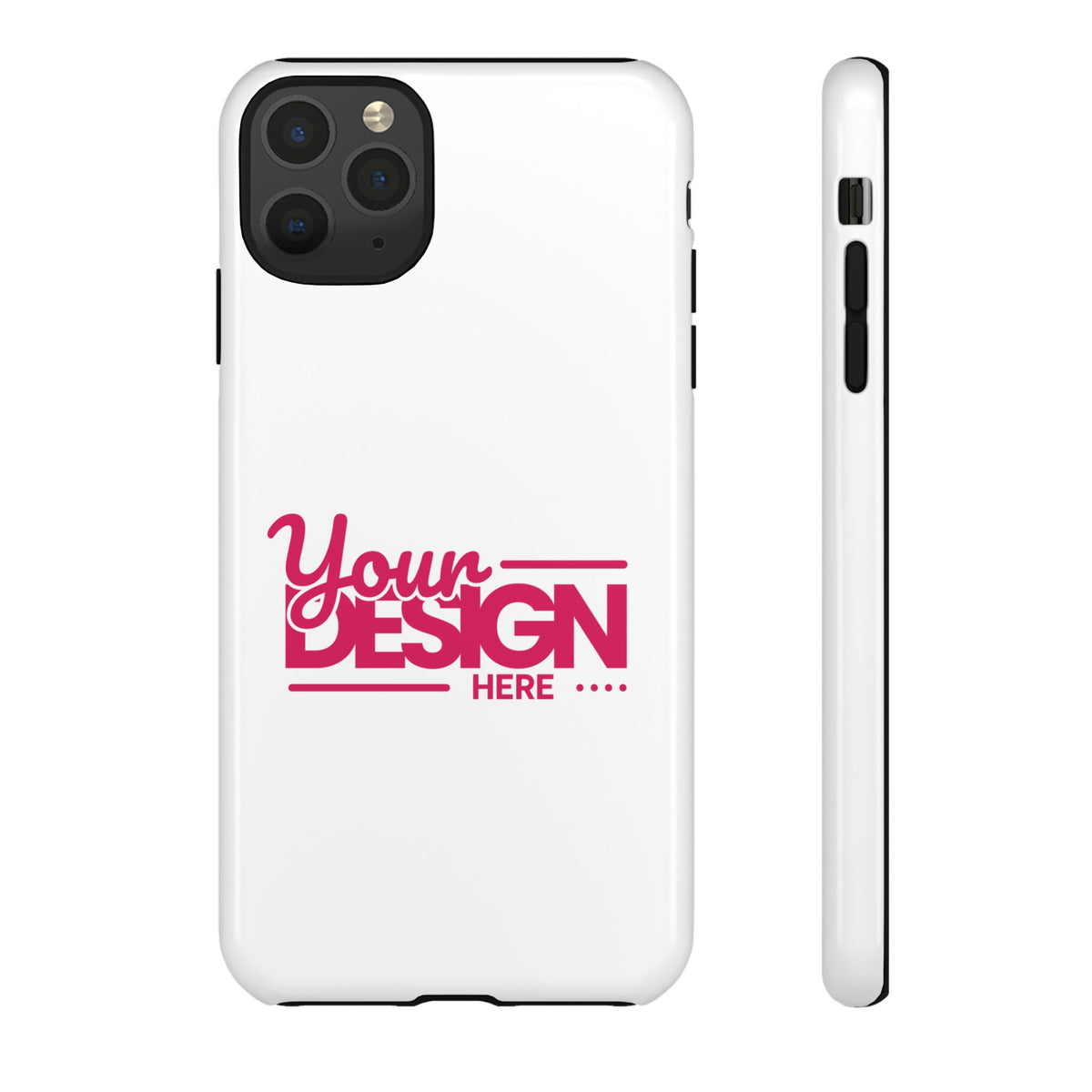 Customizable Tough Phone Case – Personalized Protective Cover with Name or Photo, Shockproof Case for iPhone & Samsung, Durable Gift Idea
