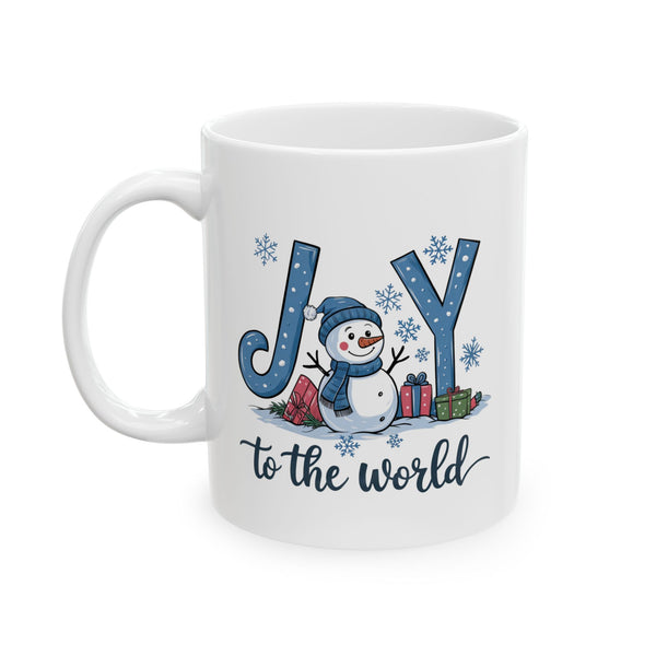 Joy to the World Christmas Mug – Festive Holiday Ceramic Coffee Cup (11oz, 15oz)