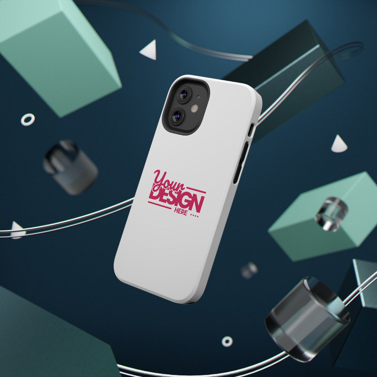 Customizable Impact-Resistant Phone Case – Personalize with Your Design, Durable Shockproof Cover for iPhone