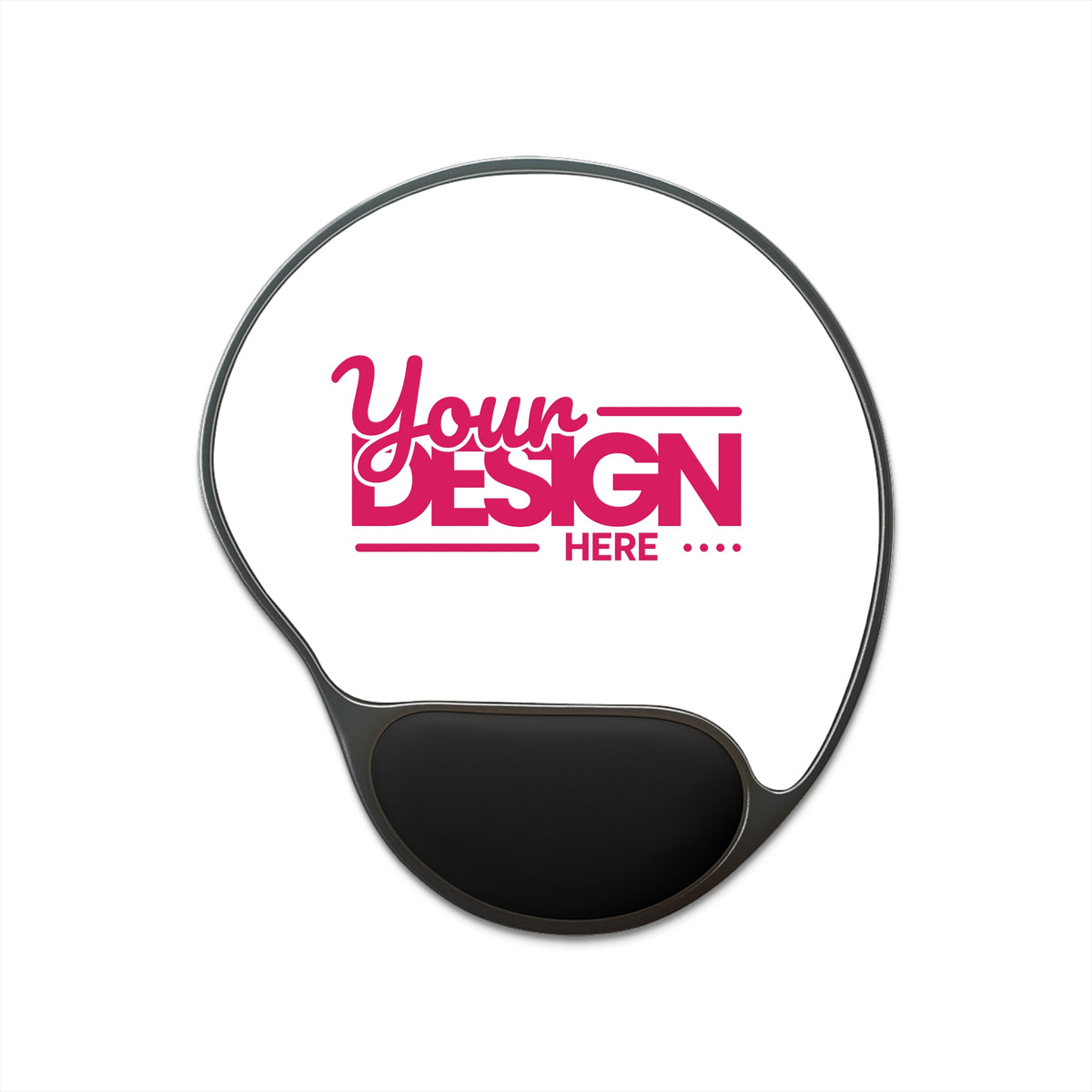 Custom Mouse Pad Gift – Personalized Ergonomic Memory Foam Wrist Rest with Removable Neoprene Insert & Custom Print