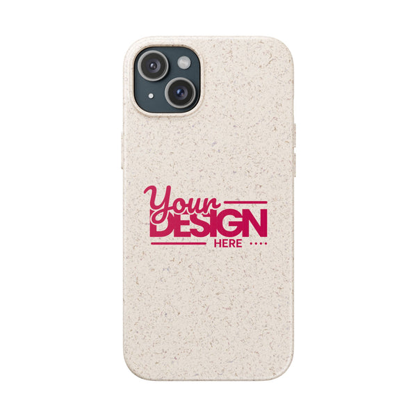 Biodegradable Phone Case – Eco-Friendly Custom Design Cover, Personalized Sustainable Protective Case for iPhone