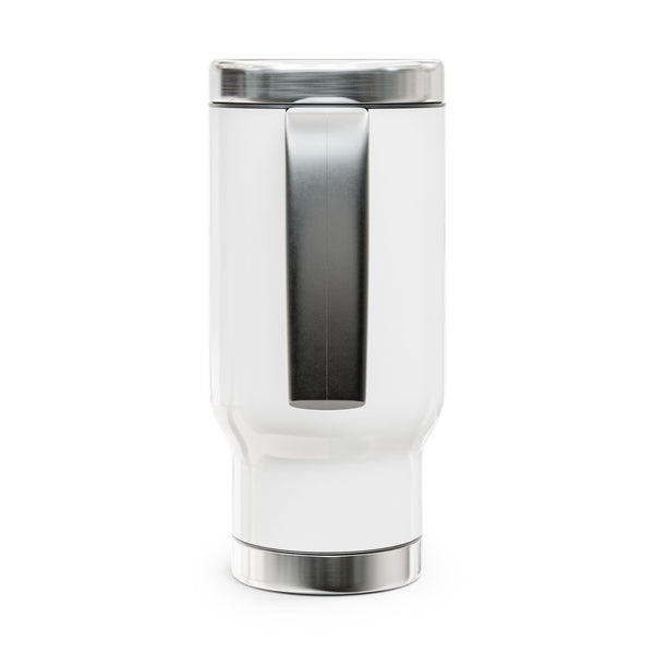 Stainless Steel Travel Mug, Personalizable Coffee Cup, On-the-Go Beverage Holder, Perfect Gift for Travelers, Customizable Insulated Mug