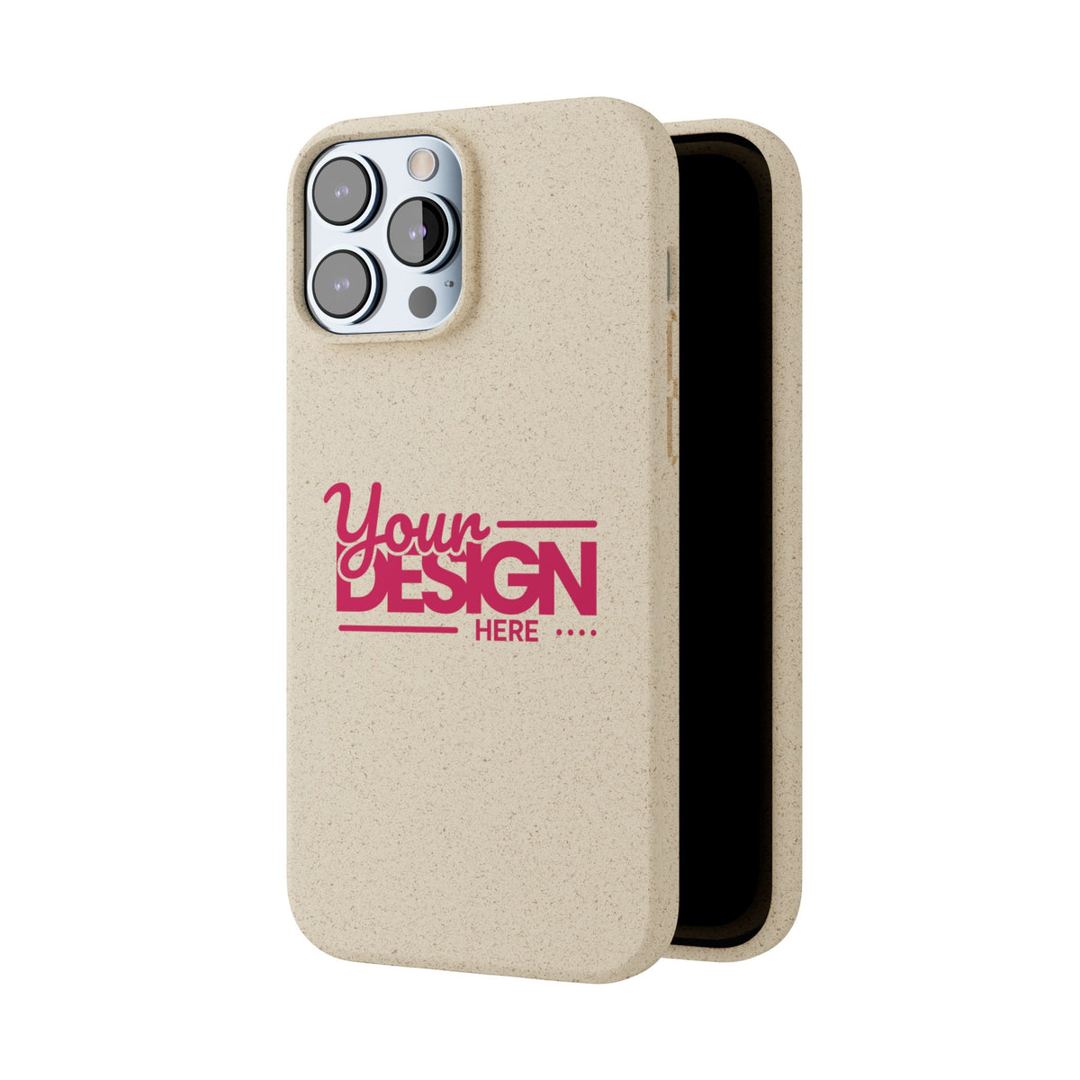 Biodegradable Phone Case – Eco-Friendly Custom Design Cover, Personalized Sustainable Protective Case for iPhone