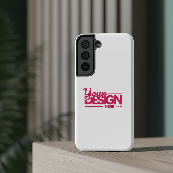 Customizable Impact-Resistant Phone Case – Personalize with Your Design, Durable Shockproof Cover for Samsung