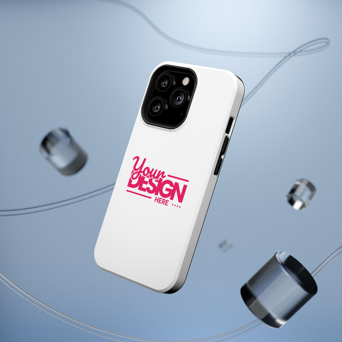 Customizable Impact-Resistant Phone Case – Personalize with Your Design, Durable Shockproof Cover for iPhone