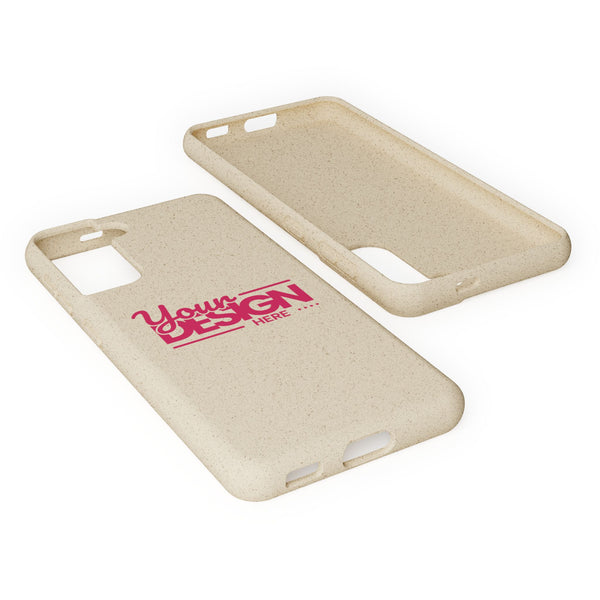 Biodegradable Phone Case – Eco-Friendly Custom Design Cover, Personalized Sustainable Protective Case for Samsung