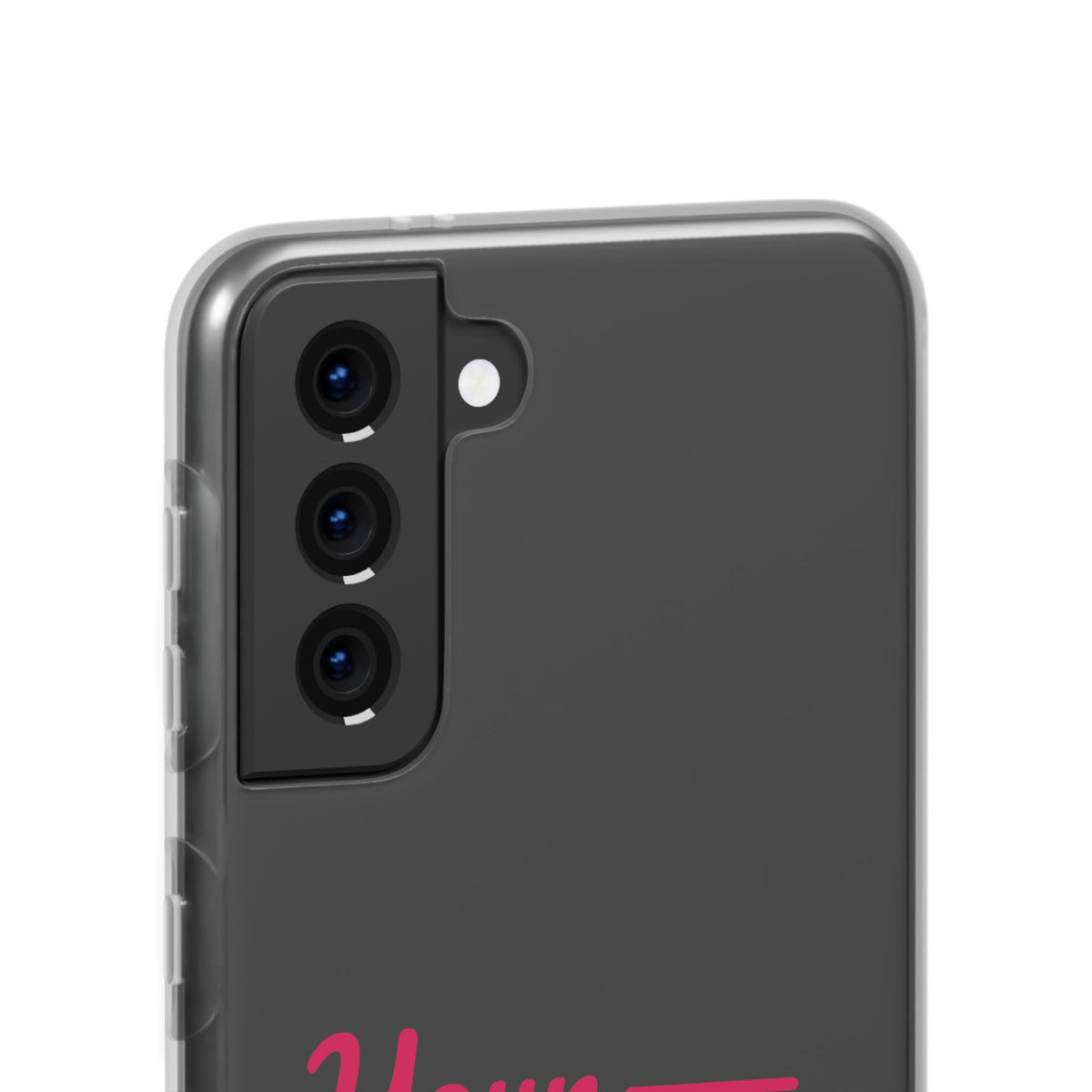 Customizable Flexi Phone Case – Personalize Your Design with Name or Photo, Flexible Protective Cover for Samsung Phones