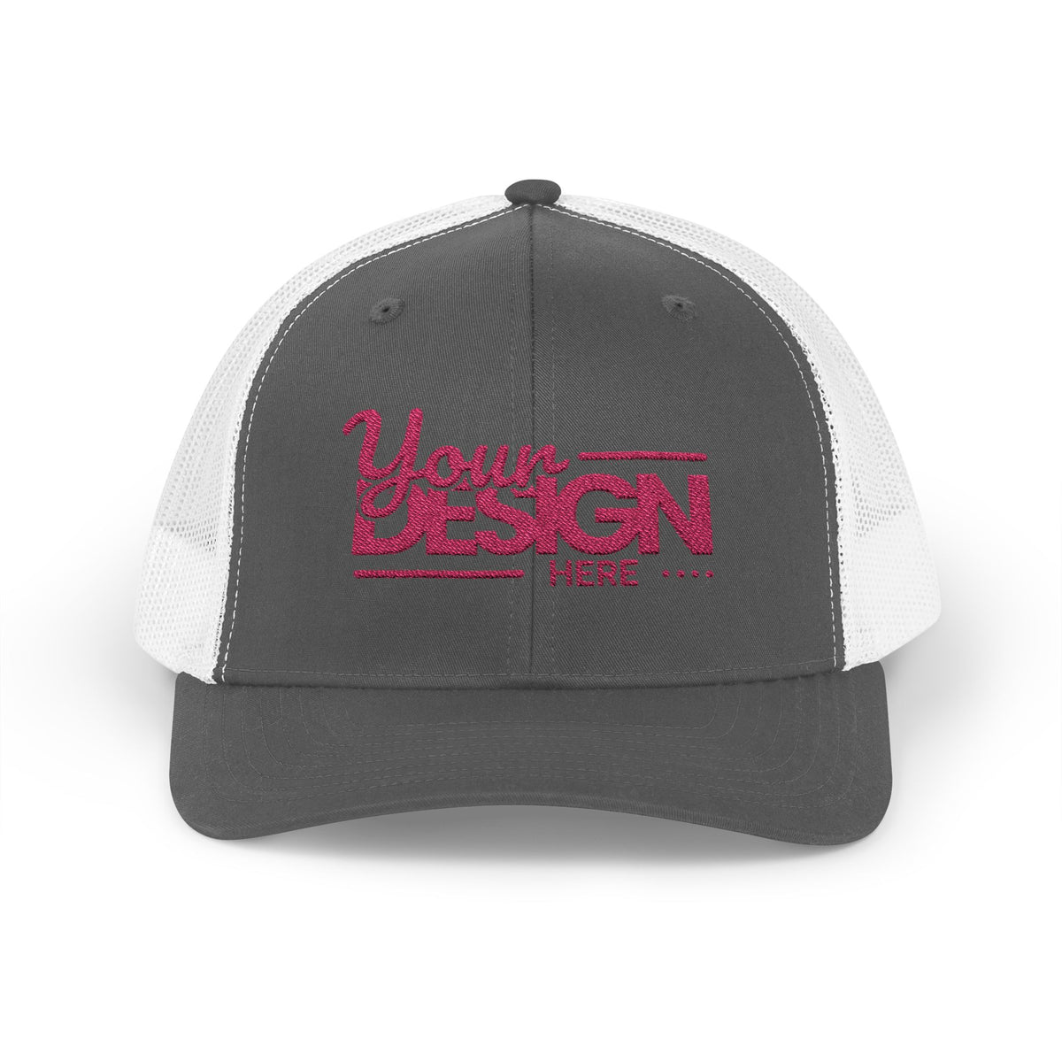 Sparkle Mesh Trucker Cap – Custom ‘Your Design Here’ Embroidered Snapback, Personalized Glitter Hat for Women & Events