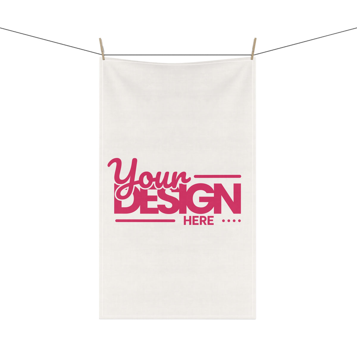Personalized Cotton Tea Towels - Custom Kitchen Decor, Eco-Friendly Gift, Wedding Registry, Housewarming, Holiday Gift