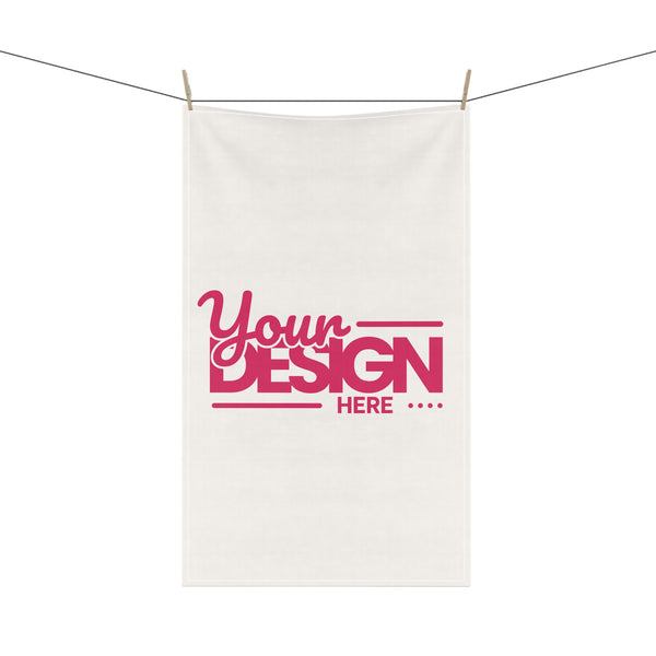 Personalized Cotton Tea Towels - Custom Kitchen Decor, Eco-Friendly Gift, Wedding Registry, Housewarming, Holiday Gift