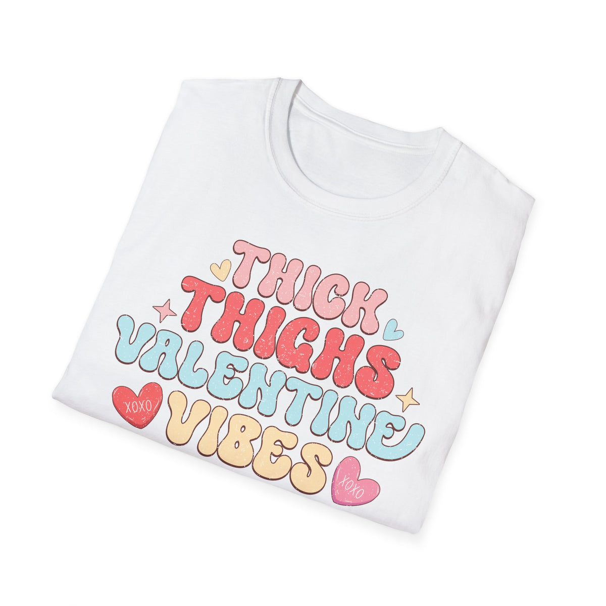 Valentine Vibes  Valentine T-Shirt - Love Shirt - Heart Graphic Valentine's Tee