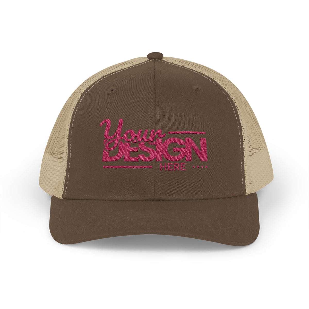 Sparkle Mesh Trucker Cap – Custom ‘Your Design Here’ Embroidered Snapback, Personalized Glitter Hat for Women & Events