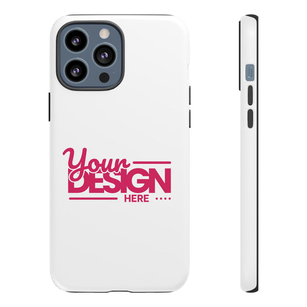 Customizable Tough Phone Case – Personalized Protective Cover with Name or Photo, Shockproof Case for iPhone & Samsung, Durable Gift Idea