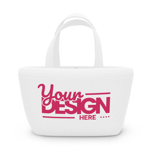Insulated Lunch Bag – Custom ‘Your Design Here’ Tote for Work, School & Picnics, Personalized Reusable Food Bag