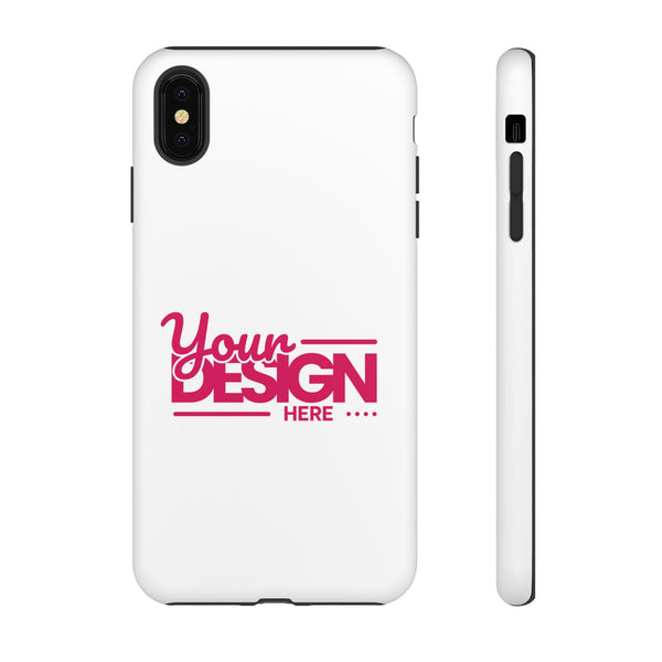 Customizable Tough Phone Case – Personalized Protective Cover with Name or Photo, Shockproof Case for iPhone & Samsung, Durable Gift Idea