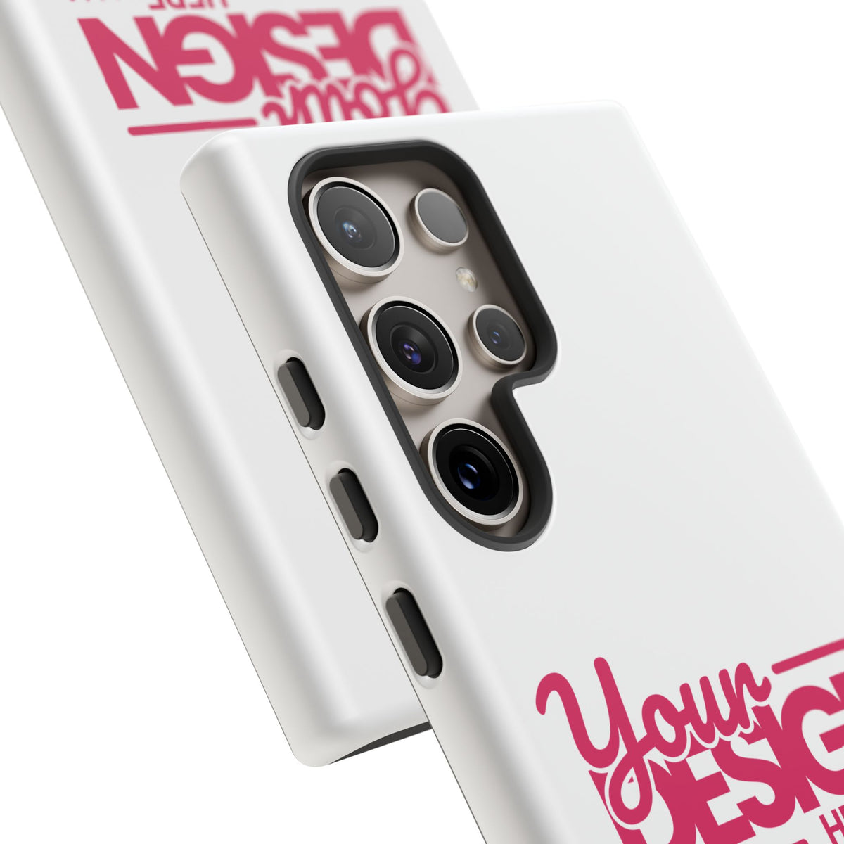 Customizable Tough Phone Case – Personalized Protective Cover with Name or Photo, Shockproof Case for Samsung Phones, Durable Gift Idea