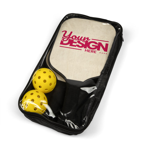 Personalized Pickleball Paddle Set, Custom Sports Gift, Pickleball Kit, Paddle and Ball Set, Outdoor Game Accessories