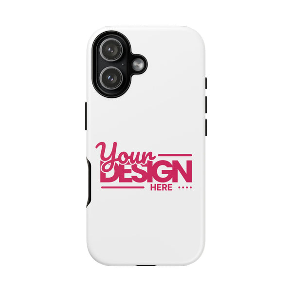 Customizable Tough Phone Case – Personalized Protective Cover with Name or Photo, Shockproof Case for iPhone & Samsung, Durable Gift Idea
