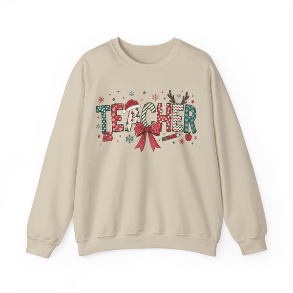 Teacher Christmas Sweatshirt – Funny Holiday Sweatshirt for Teachers