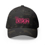 Embroidered ‘Your Design Here’ Structured Cap – Custom Logo Hat, Personalized Blank White Baseball Cap for Men & Women