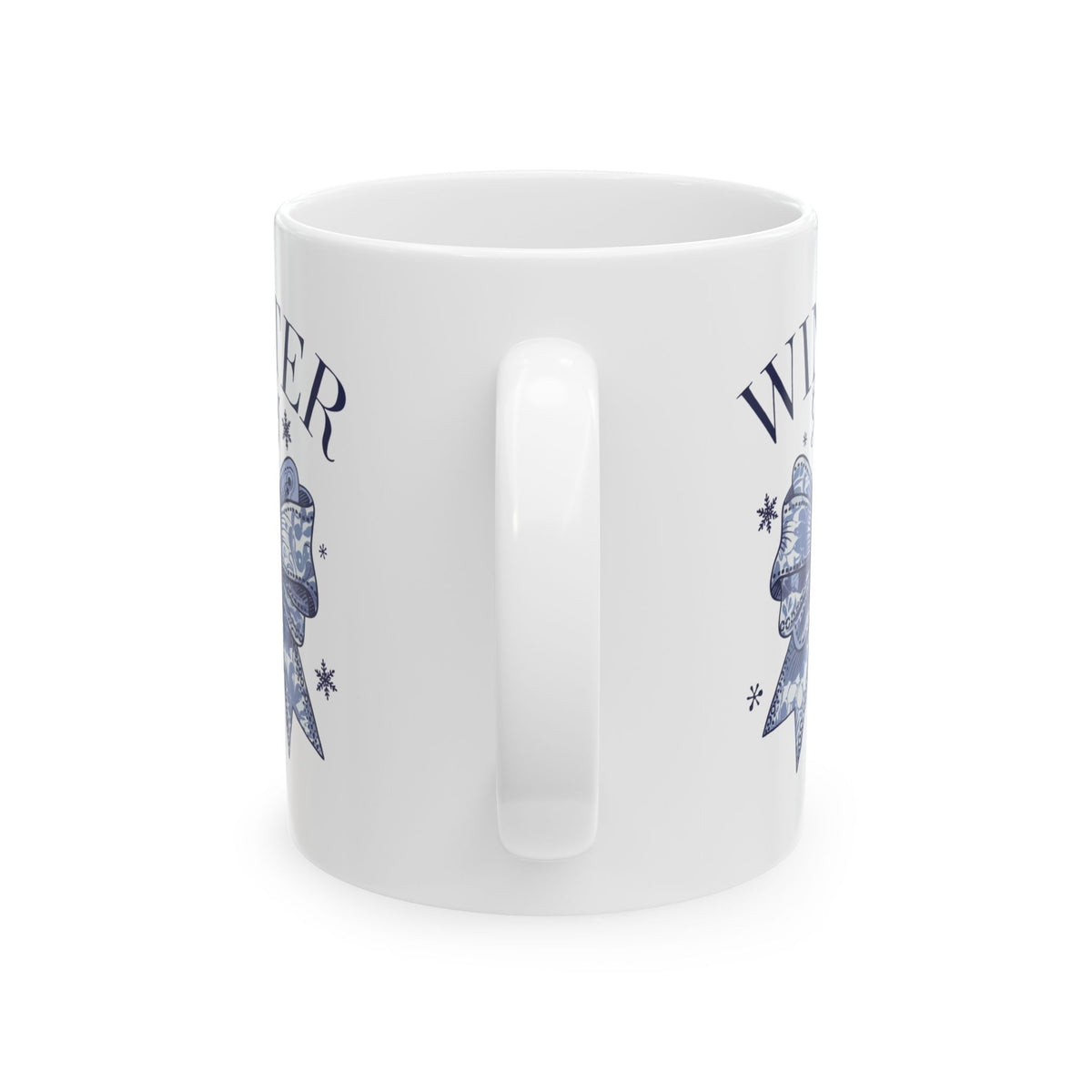 Winter Witch Ceramic Mug — 11oz & 15oz Mystical Tea Coffee Cup