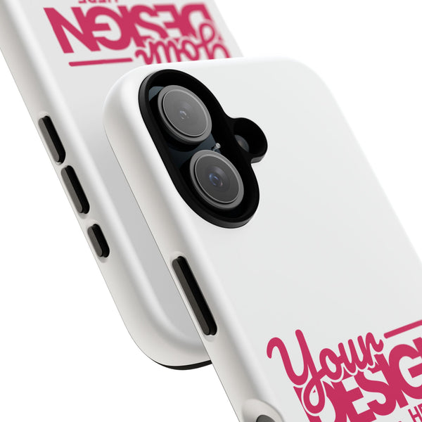 Customizable Tough Phone Case – Personalized Protective Cover with Name or Photo, Shockproof Case for iPhone & Samsung, Durable Gift Idea