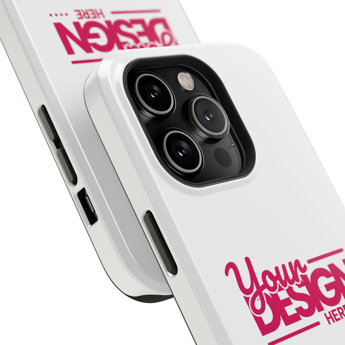 Customizable Impact-Resistant Phone Case – Personalize with Your Design, Durable Shockproof Cover for iPhone