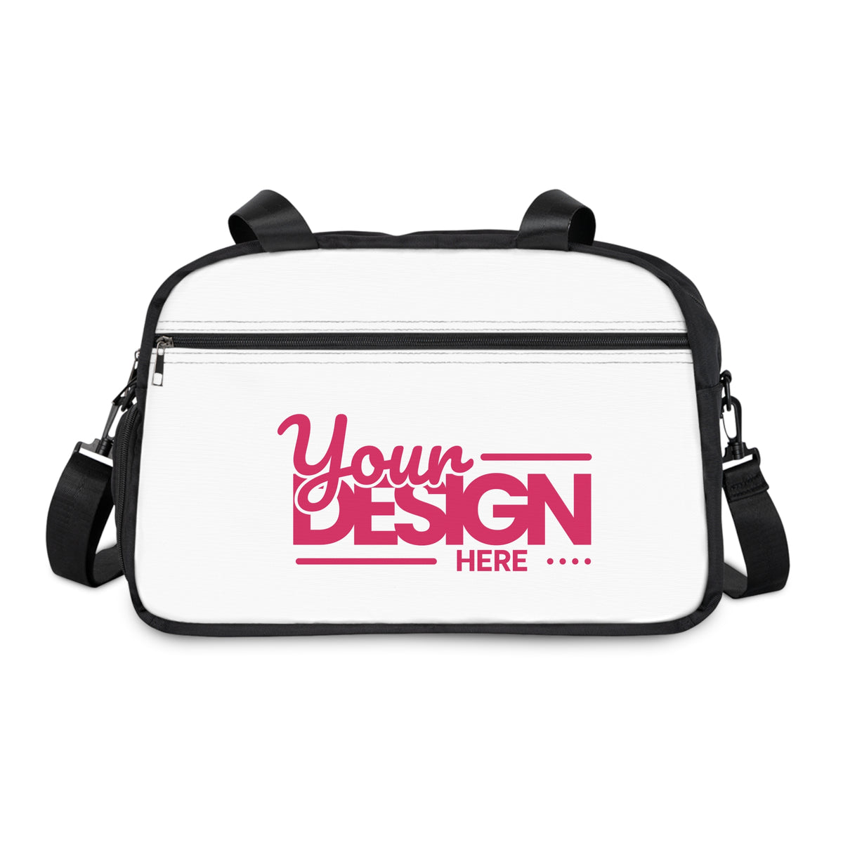 Fitness Duffle Bag – ‘Your Design Here’ Custom Gym Handbag, Personalized Sports Travel Bag for Men & Women