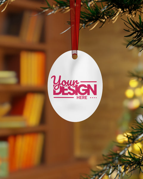 Customizable Metal Holiday Ornaments For Trees And Personalized Gifts