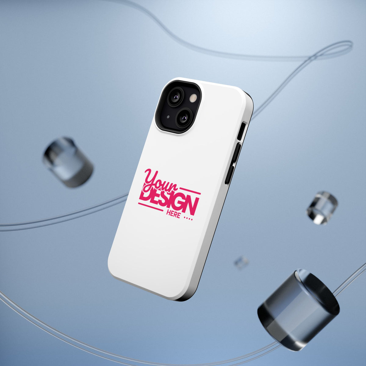 Customizable Impact-Resistant Phone Case – Personalize with Your Design, Durable Shockproof Cover for iPhone