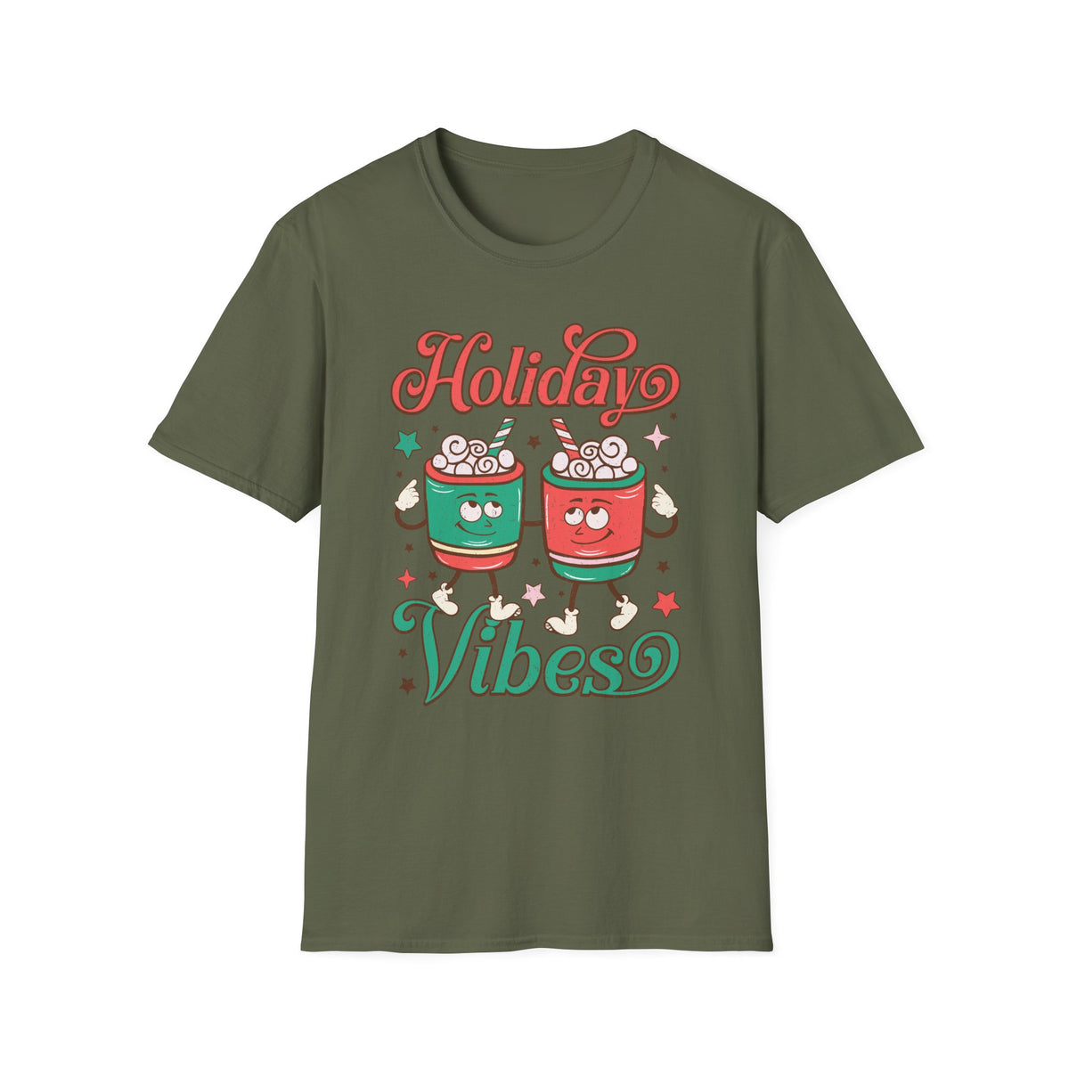 Holiday Vibes – Sweet Cocoa and Christmas Cheer T-Shirt